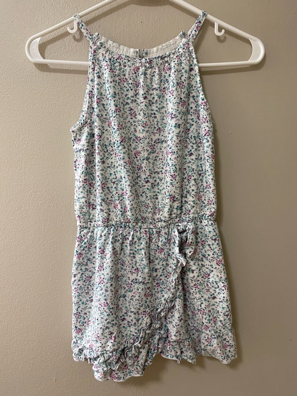 Abercrombie Kids girls 9-10 floral summer romper ditzy feminine girlie